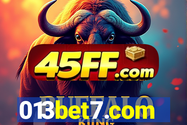 013bet7.com
